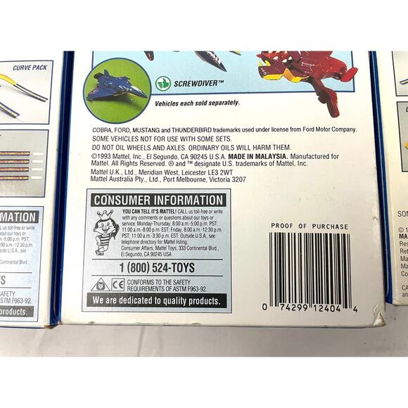 3 Pack Matchbox Hot Wheels Diecast Cars Camaro Gift 1990s Ford Chevy NEW - Picture 8 of 11